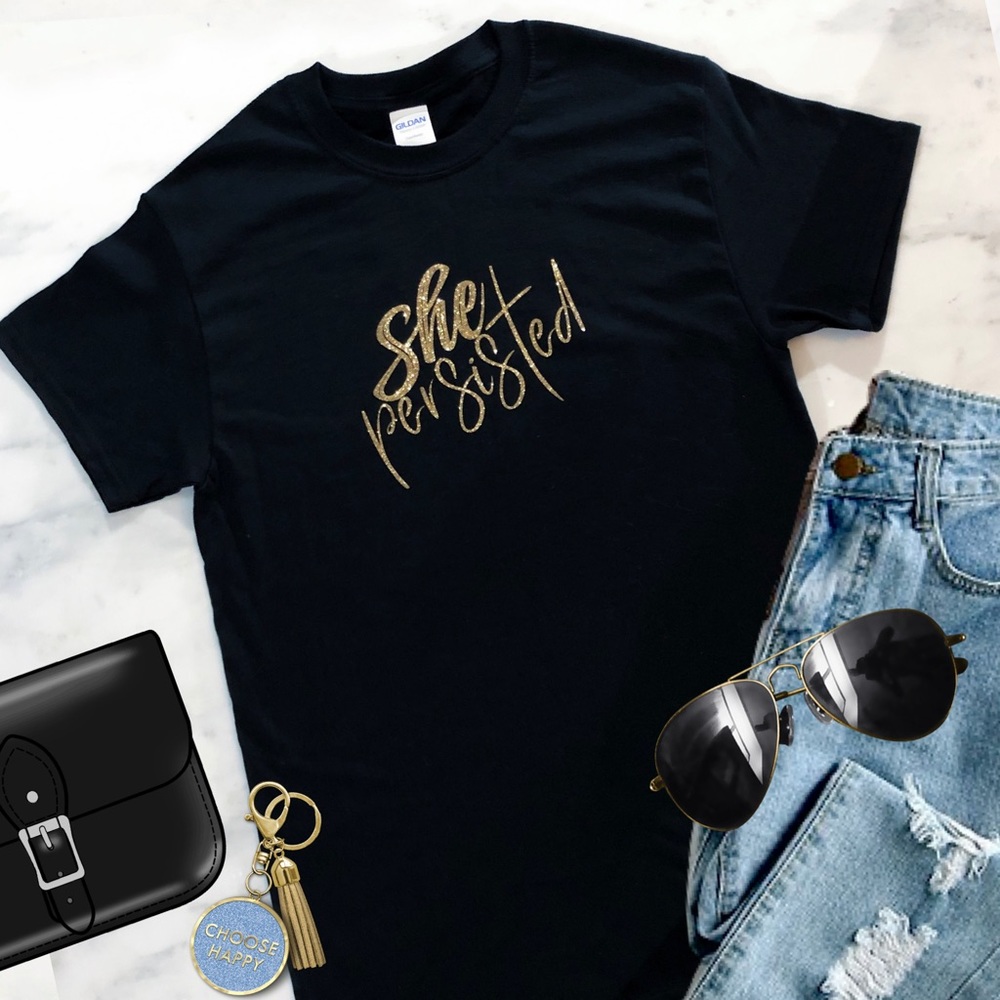 She Persisted Christian T Shirt